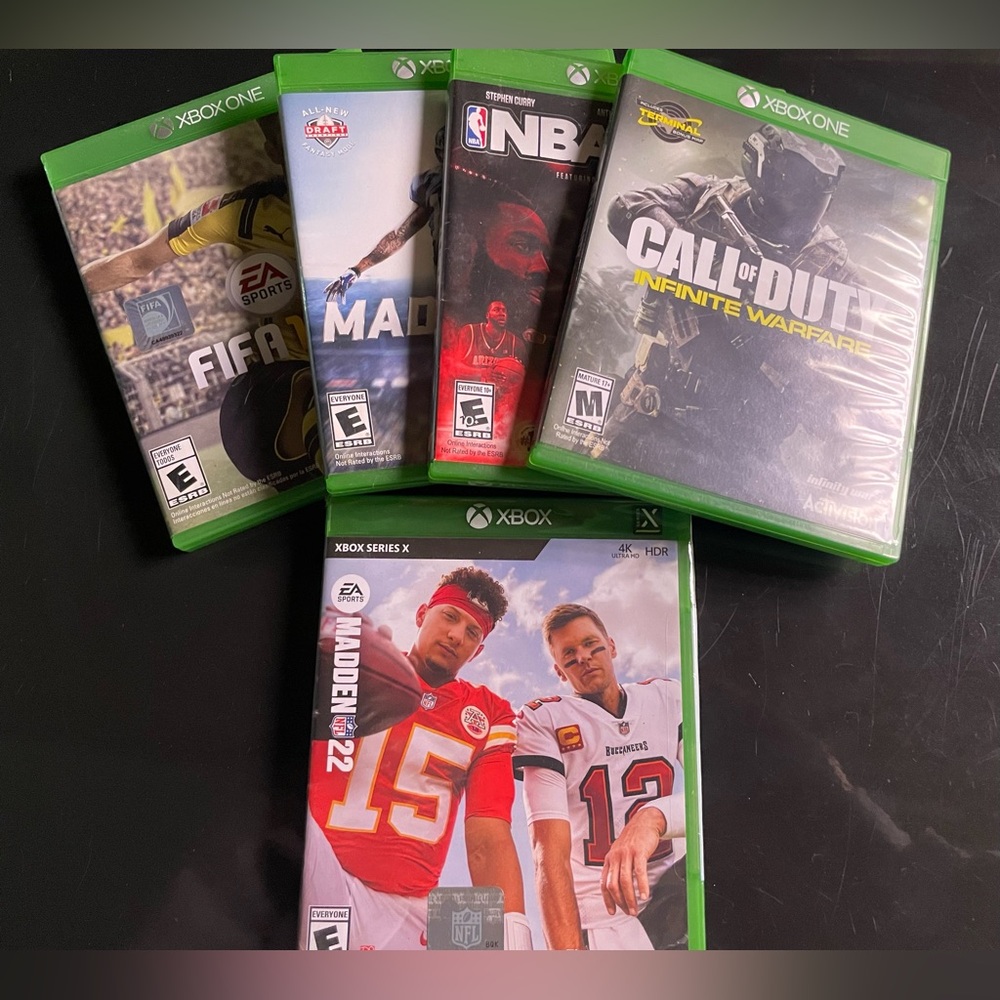 Xbox Game Lot – 5 Titles (Xbox One / Series X) – Sports & Action
